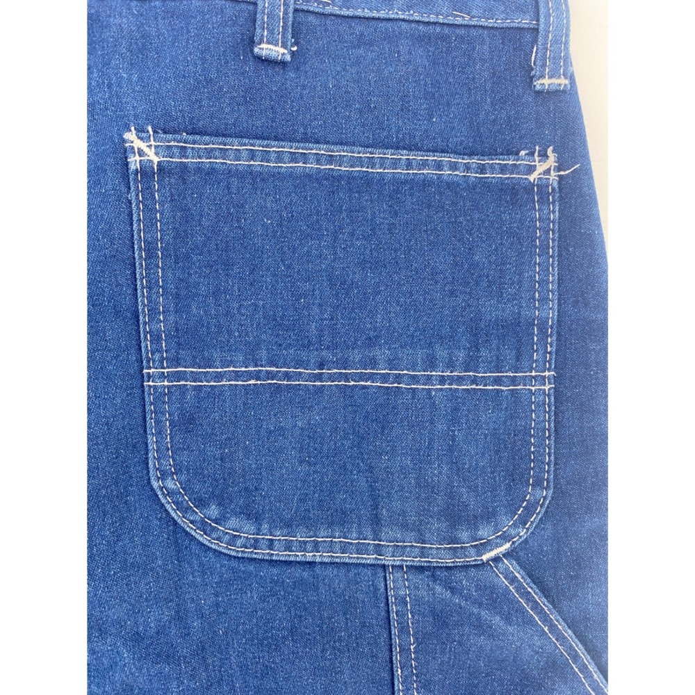 Roebucks Carpenter Jeans 33x30 Blue Excellent Vintage Workwear Denim Pants - Picture 7 of 10